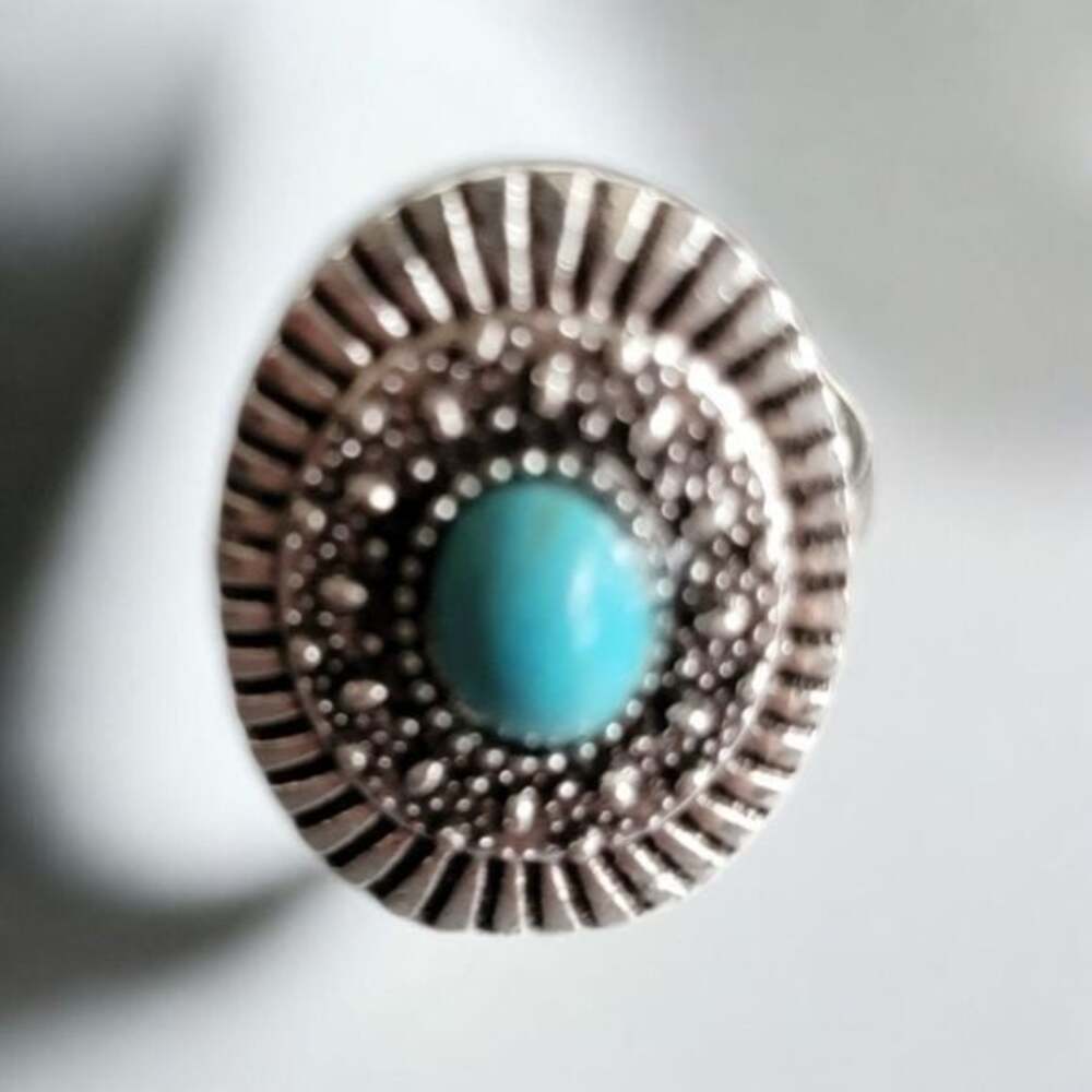 Silver and Turquoise Ring